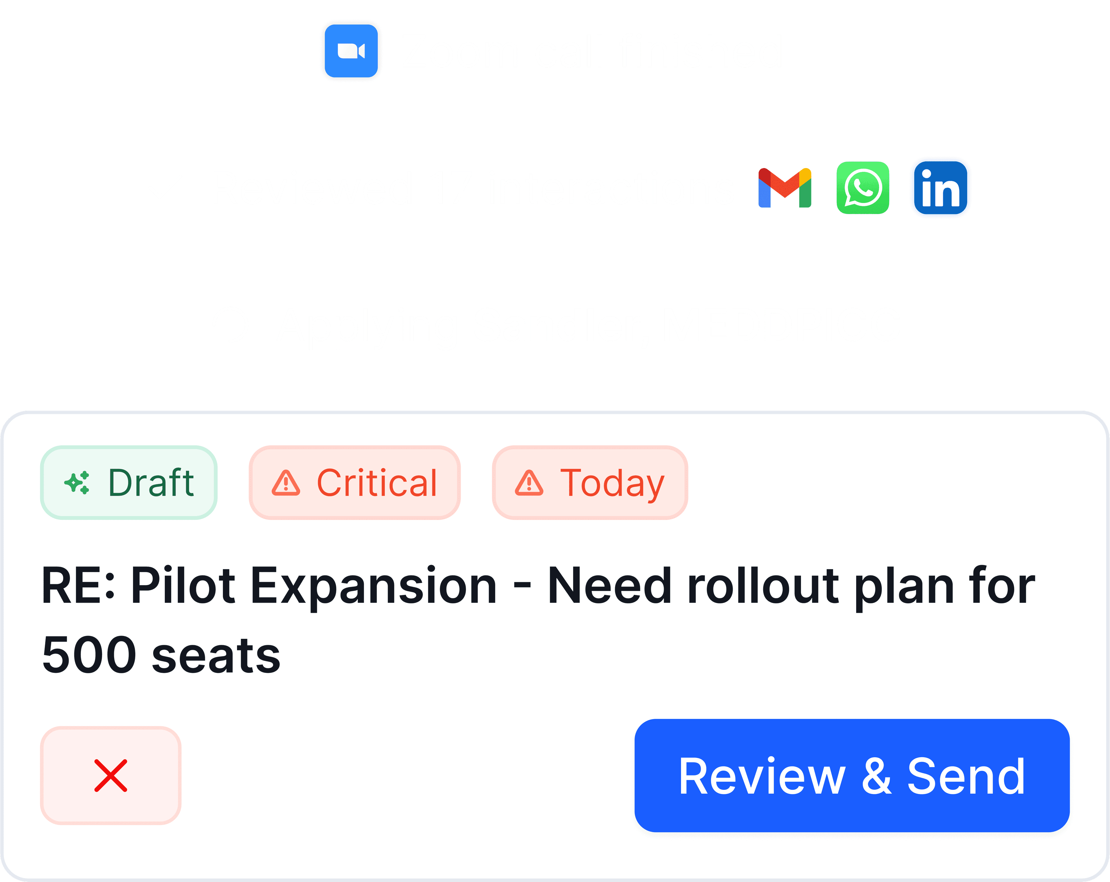 Ready-to-send Drafts - Sales OS