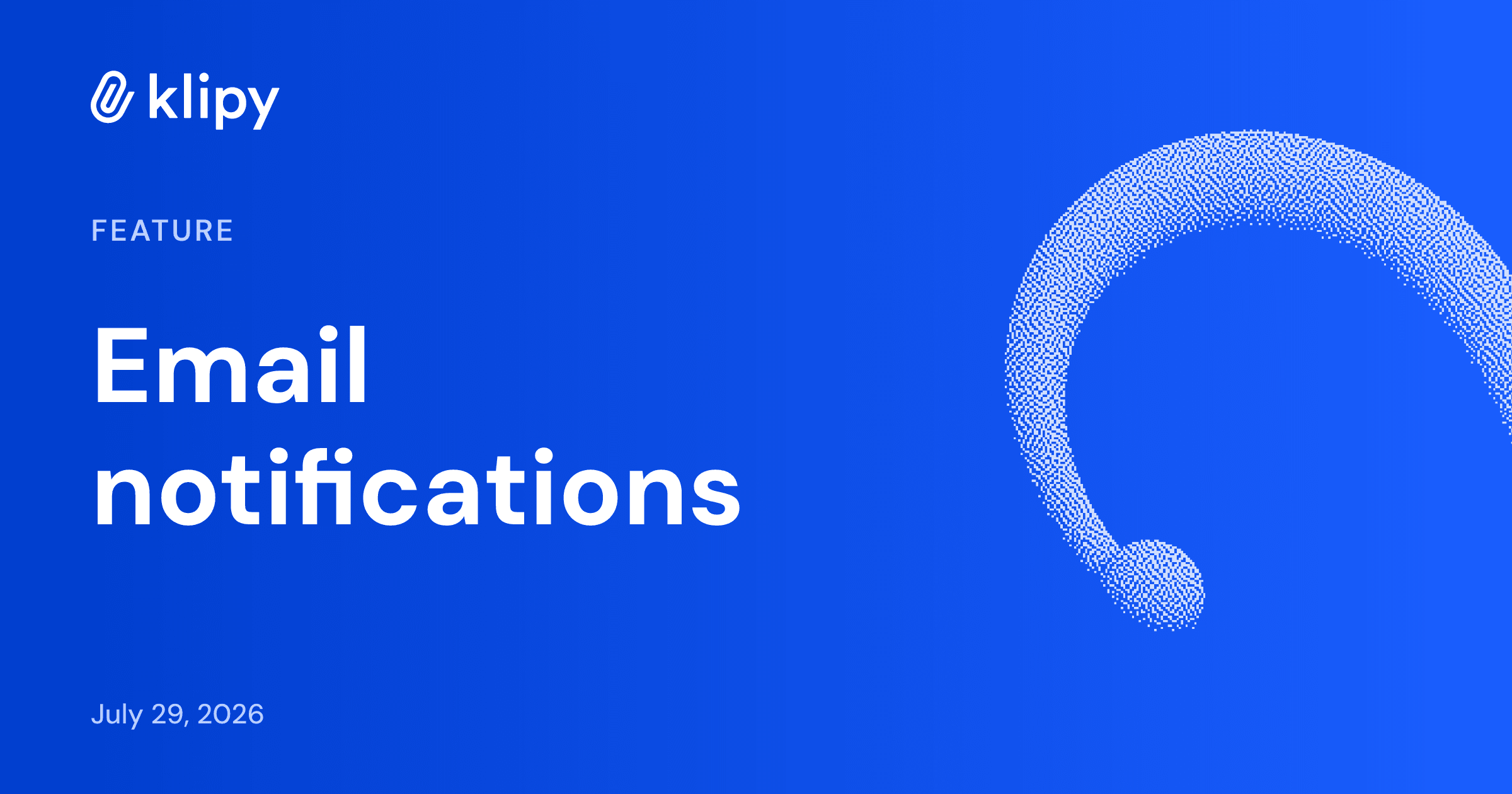 Klipy can now email you. Klipy (Klipy AI).