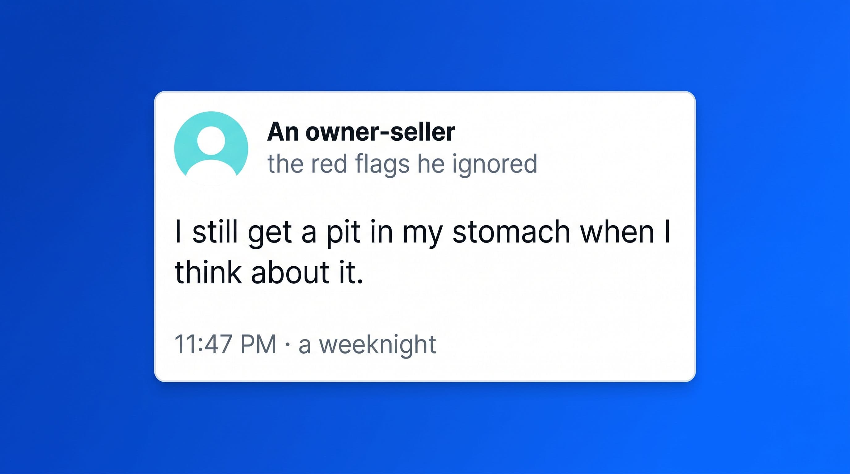 Client red flags I saw and ignored anyway before it cost me cover image