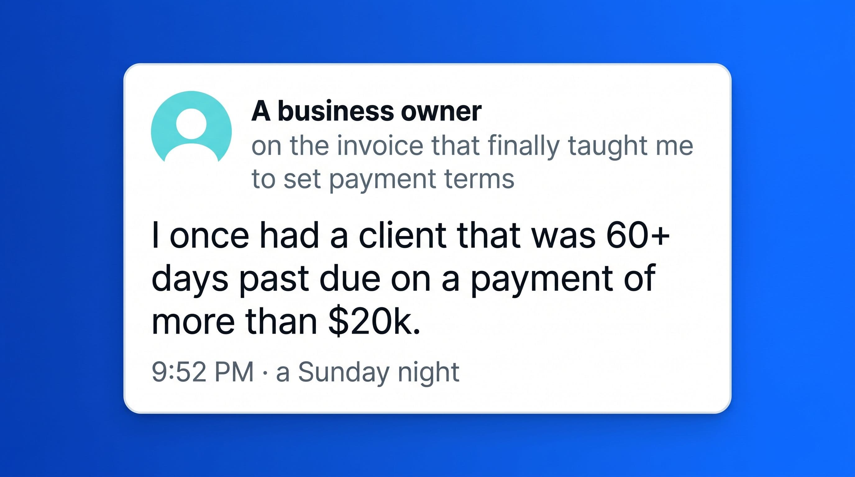 How to ask a client for payment without feeling like you're begging cover image