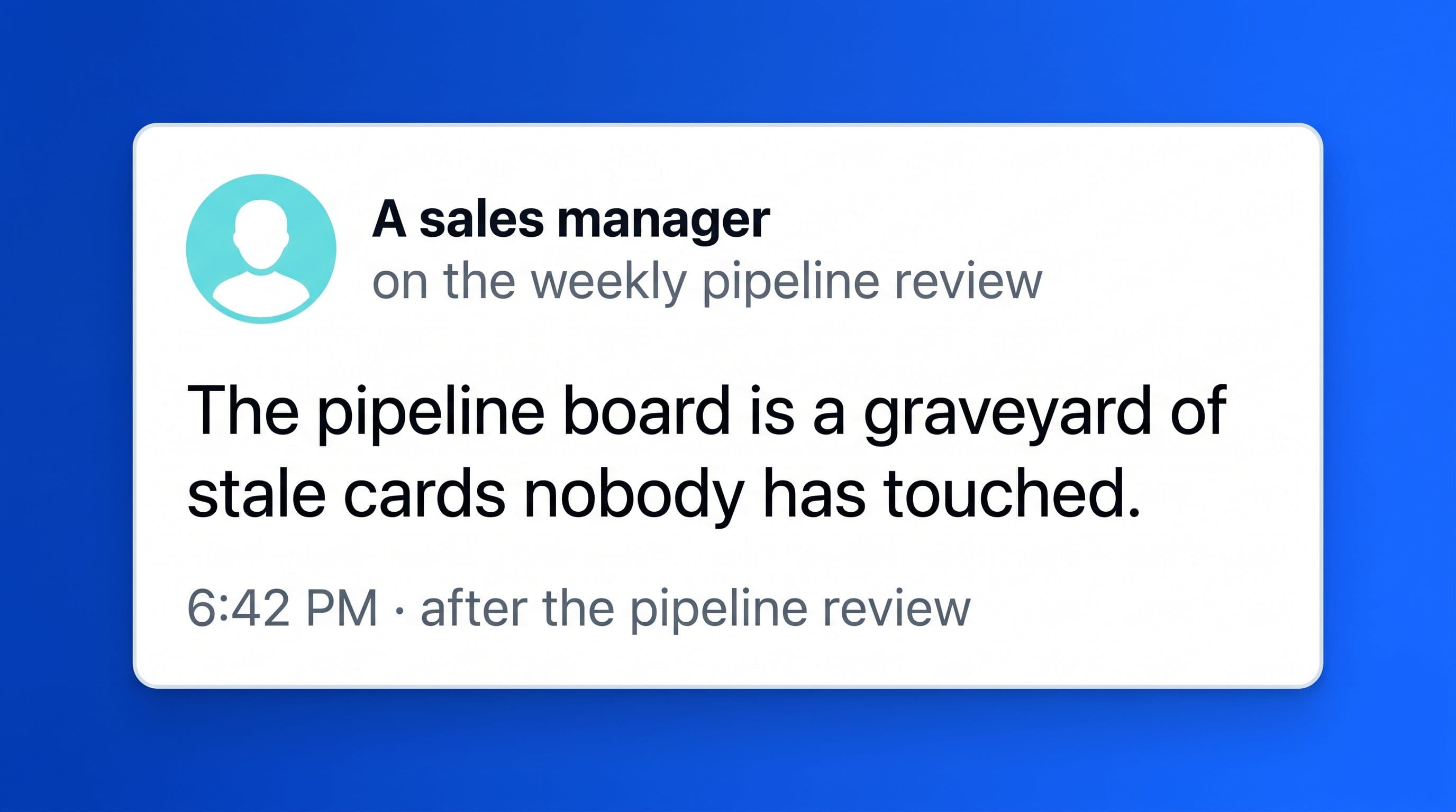 How to keep your CRM updated without it becoming a full-time job cover image